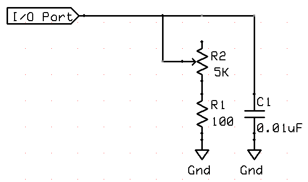 RC Circuit with Potentiometer